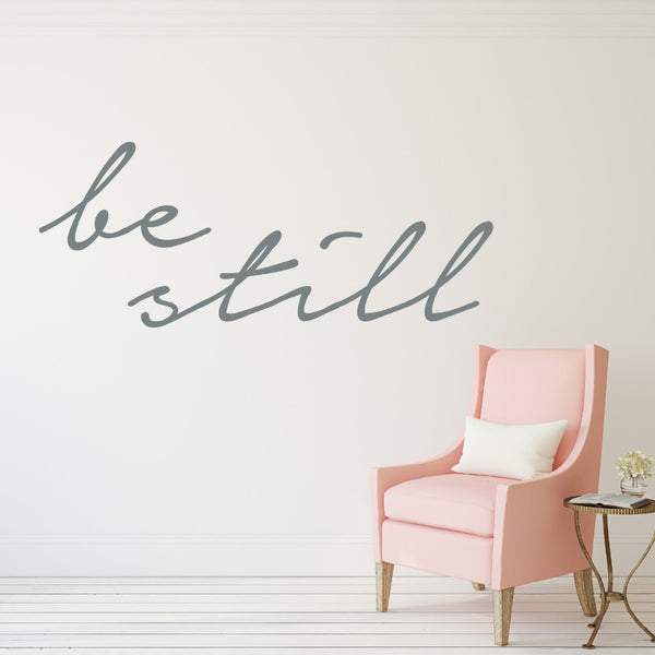 Be Still // Wall Decals - Twelve9 Printing