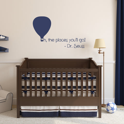 Oh the places // Wall Decals - Twelve9 Printing