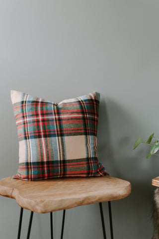 Fall Flannel // Throw Pillow