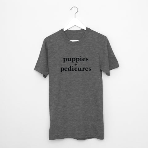 puppies + pedicures // Short Sleeve - Twelve9 Printing
